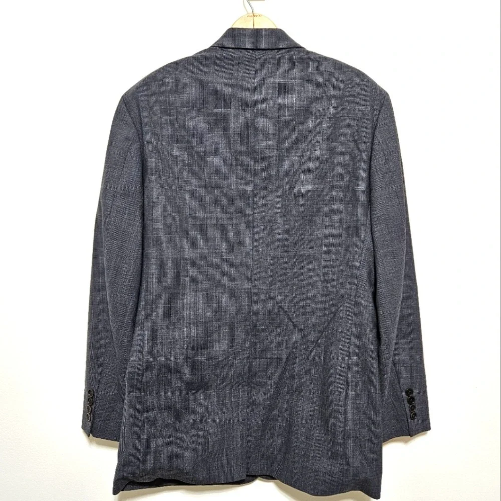Brooks‎ Brothers Mens 346 Wool Stretch Blazer Sportcoat Wedding Gray Blue 41R